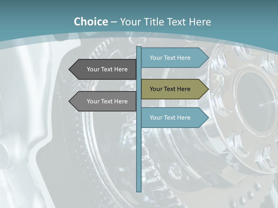 Part Piston Metallic PowerPoint Template