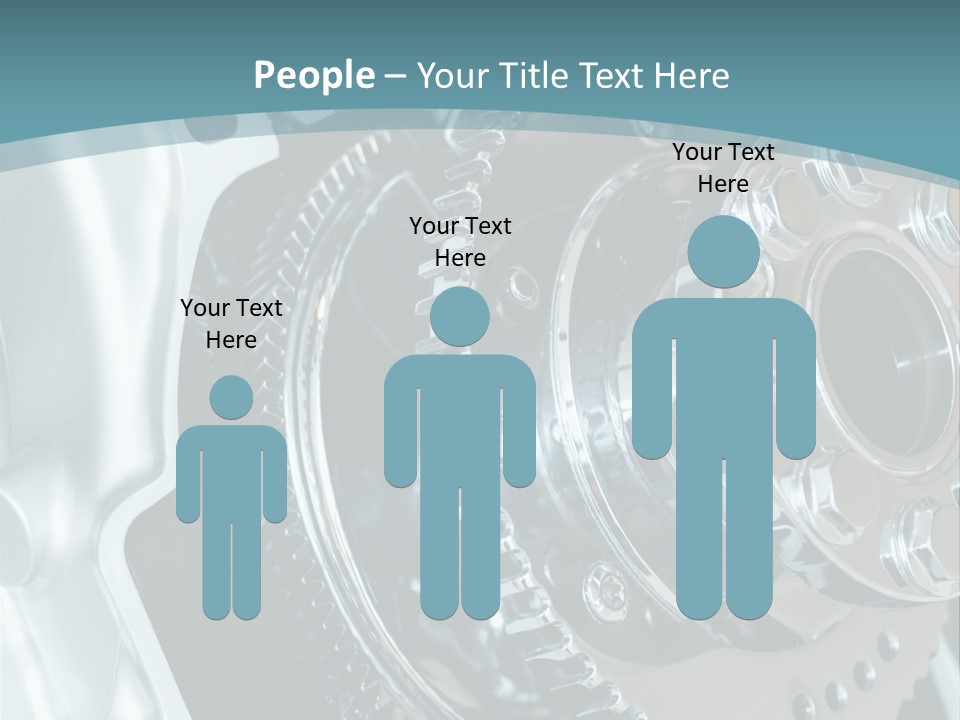 Part Piston Metallic PowerPoint Template