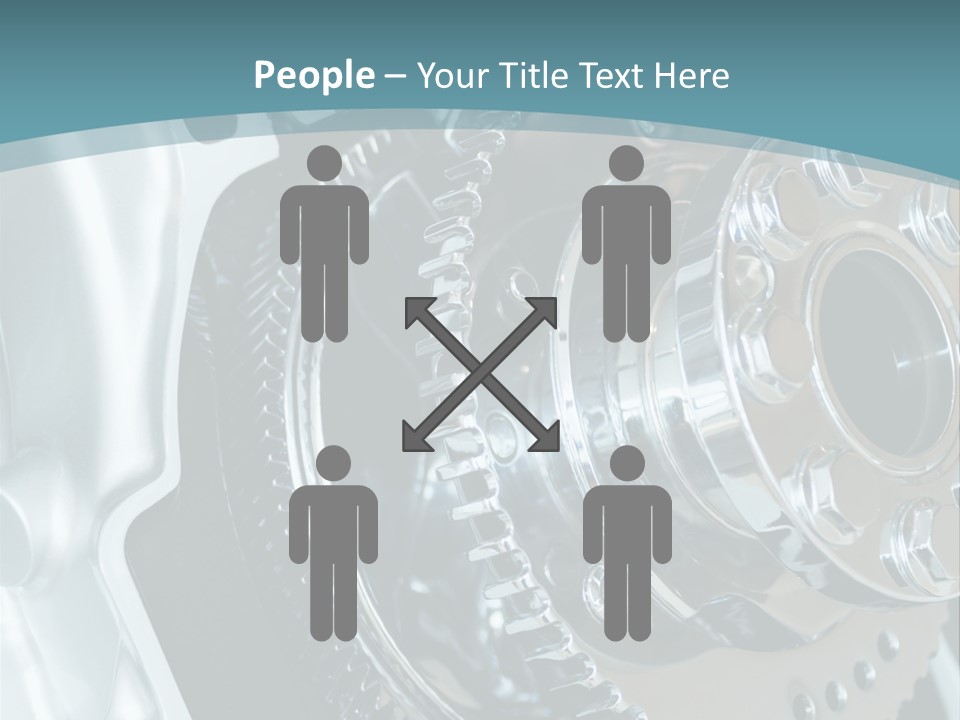 Part Piston Metallic PowerPoint Template