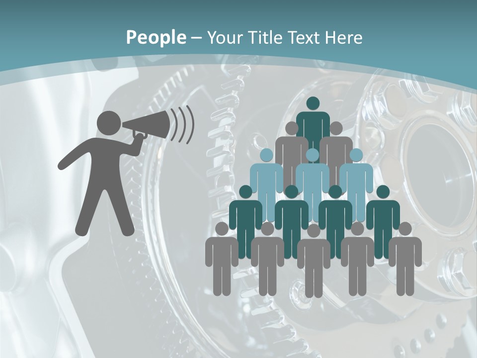 Part Piston Metallic PowerPoint Template