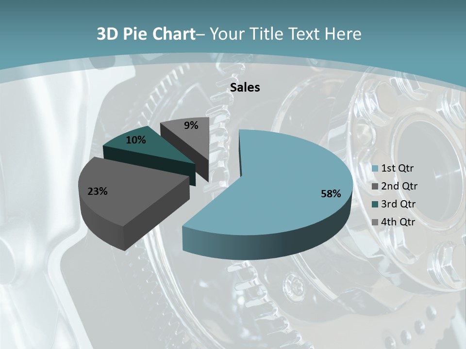 Part Piston Metallic PowerPoint Template