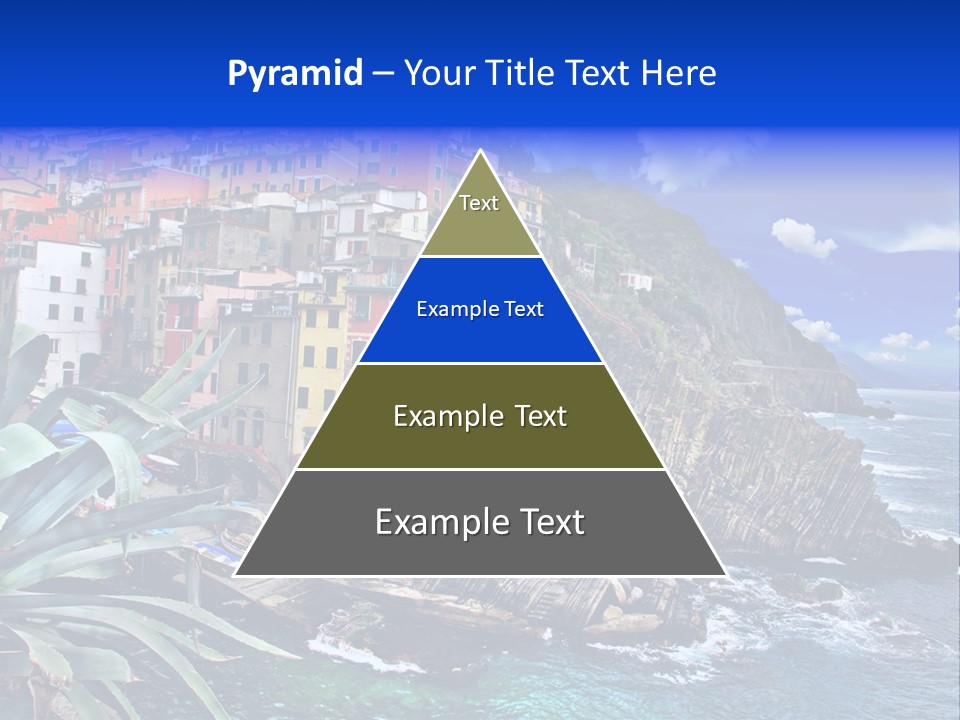 Mediterranean Destination Panorama PowerPoint Template