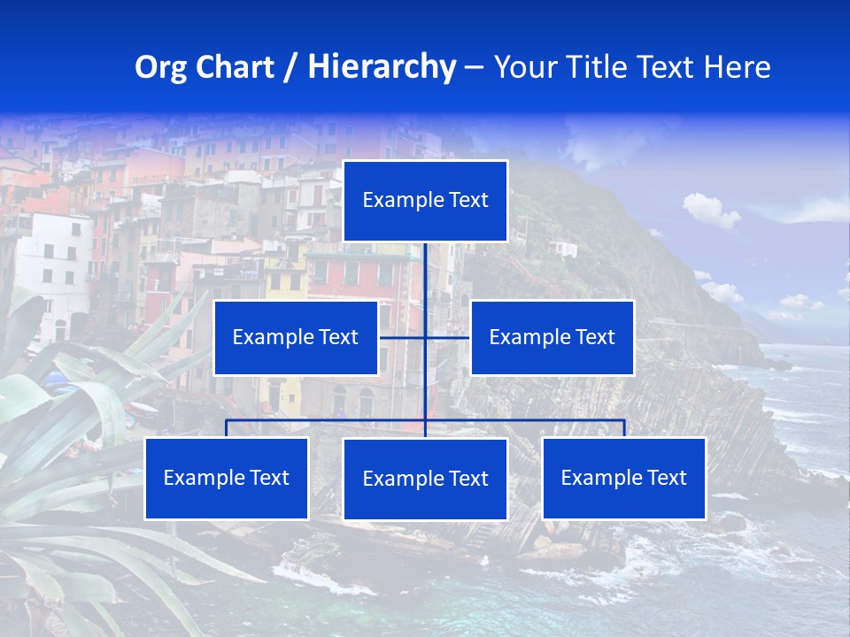 Mediterranean Destination Panorama PowerPoint Template