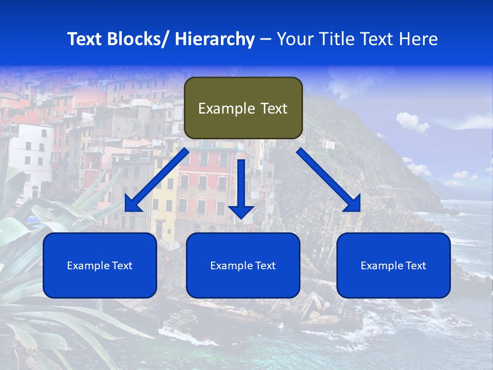 Mediterranean Destination Panorama PowerPoint Template
