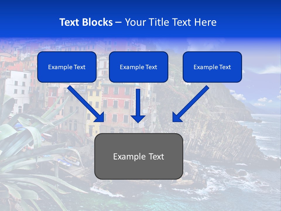 Mediterranean Destination Panorama PowerPoint Template