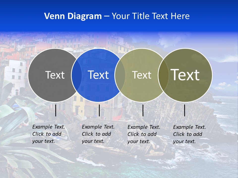 Mediterranean Destination Panorama PowerPoint Template