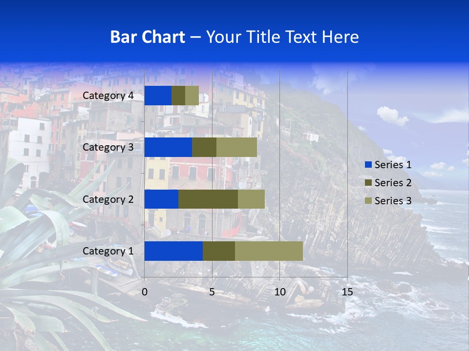 Mediterranean Destination Panorama PowerPoint Template