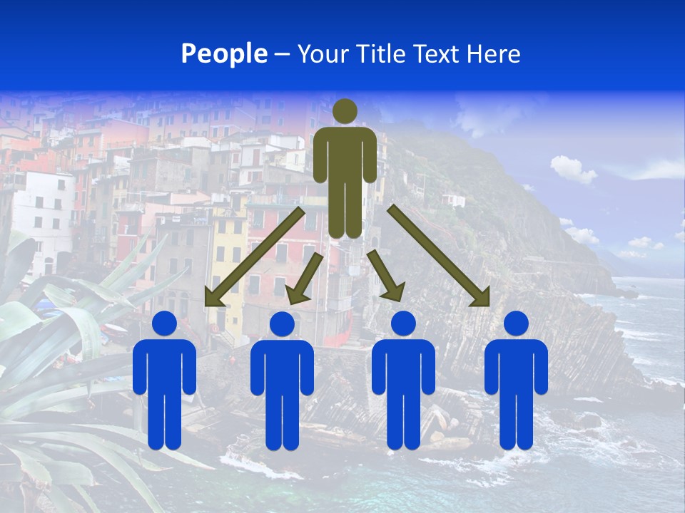 Mediterranean Destination Panorama PowerPoint Template