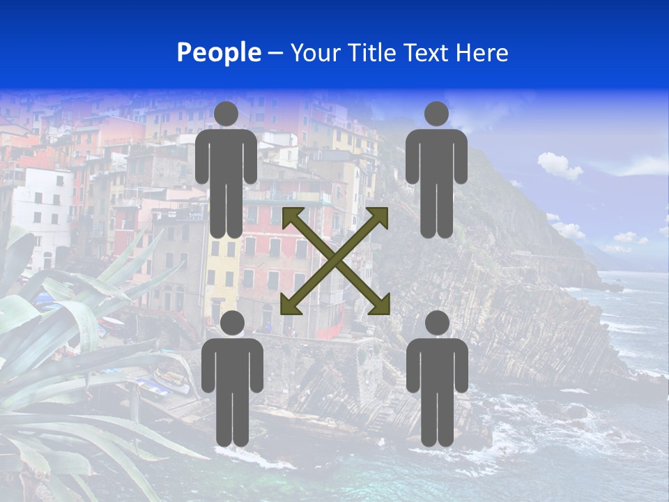 Mediterranean Destination Panorama PowerPoint Template