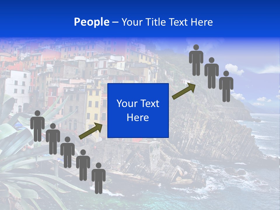 Mediterranean Destination Panorama PowerPoint Template