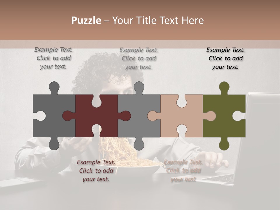 Job Spaghetti Eat PowerPoint Template