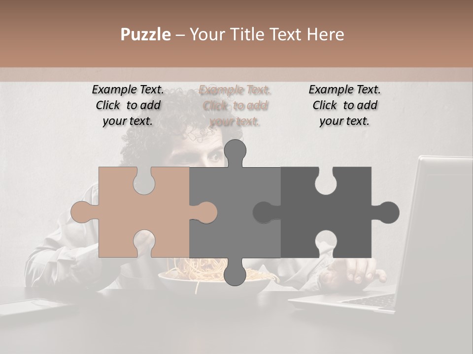 Job Spaghetti Eat PowerPoint Template