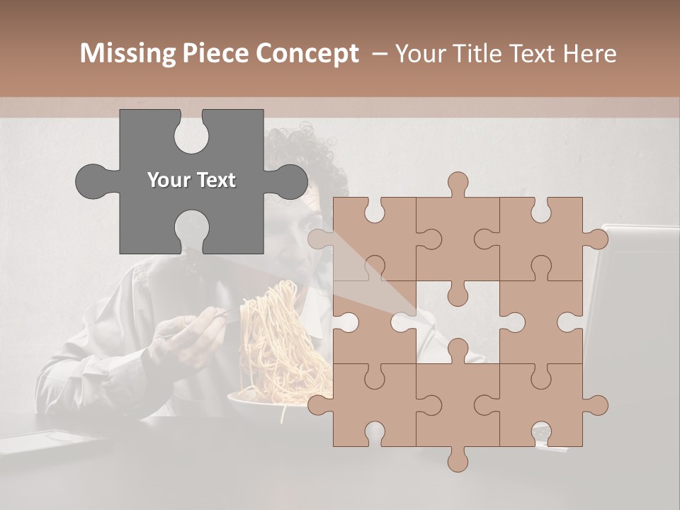 Job Spaghetti Eat PowerPoint Template