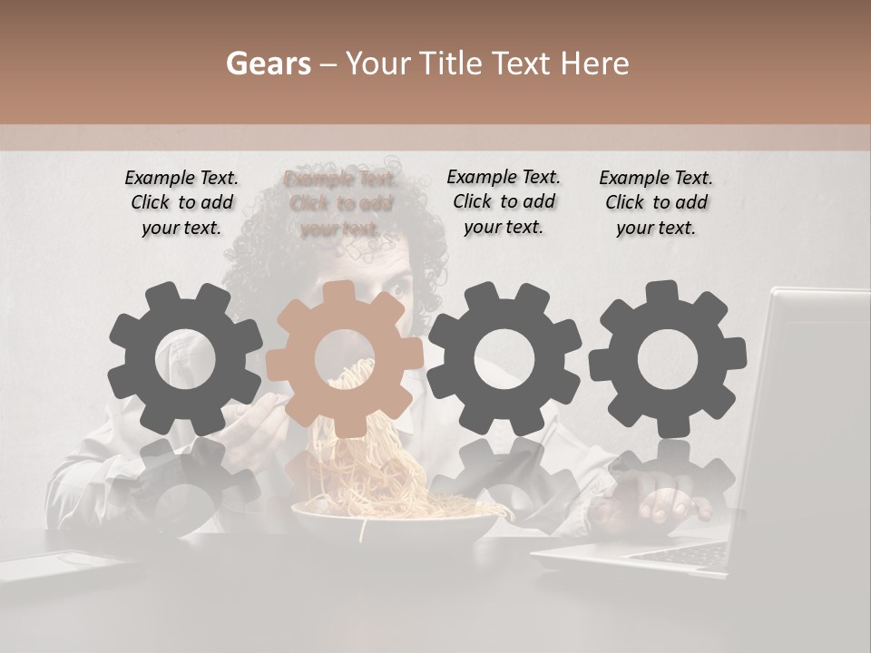 Job Spaghetti Eat PowerPoint Template