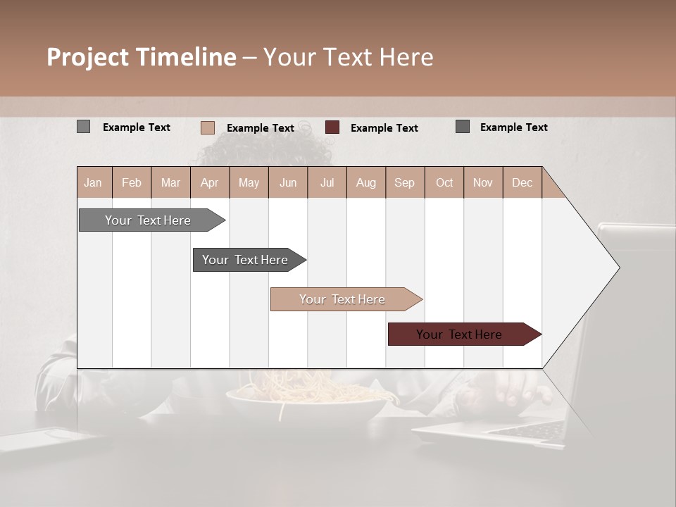 Job Spaghetti Eat PowerPoint Template