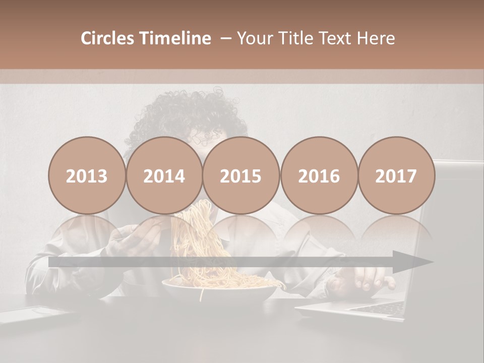 Job Spaghetti Eat PowerPoint Template