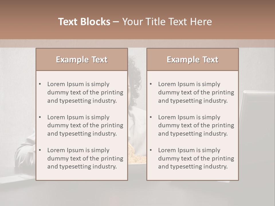 Job Spaghetti Eat PowerPoint Template