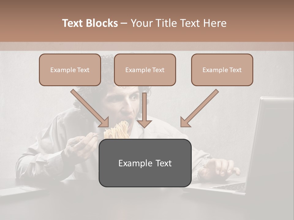 Job Spaghetti Eat PowerPoint Template