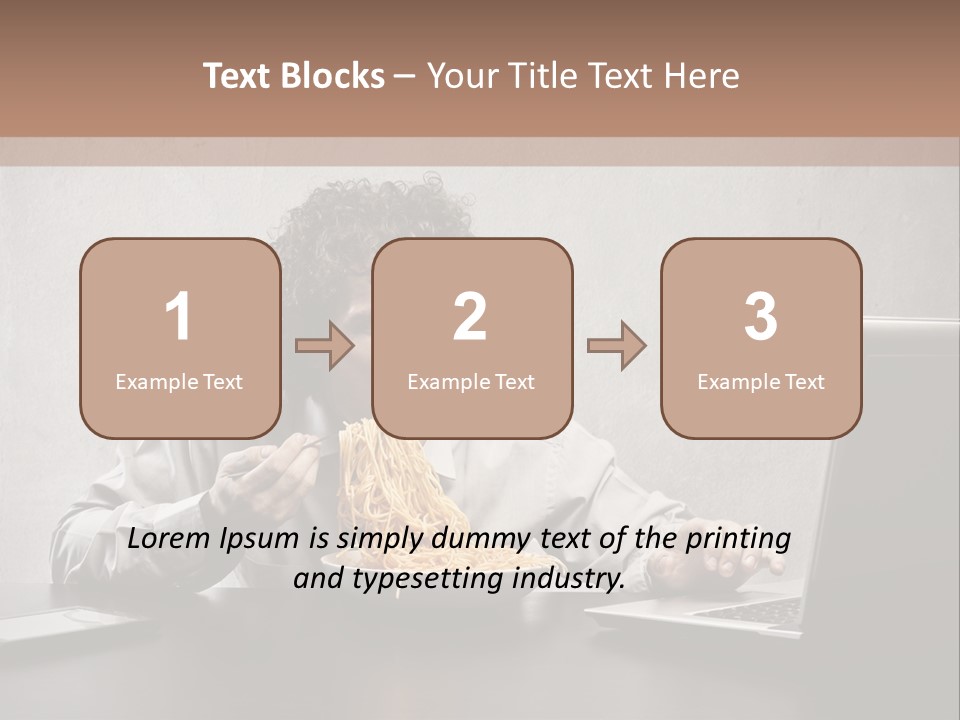 Job Spaghetti Eat PowerPoint Template
