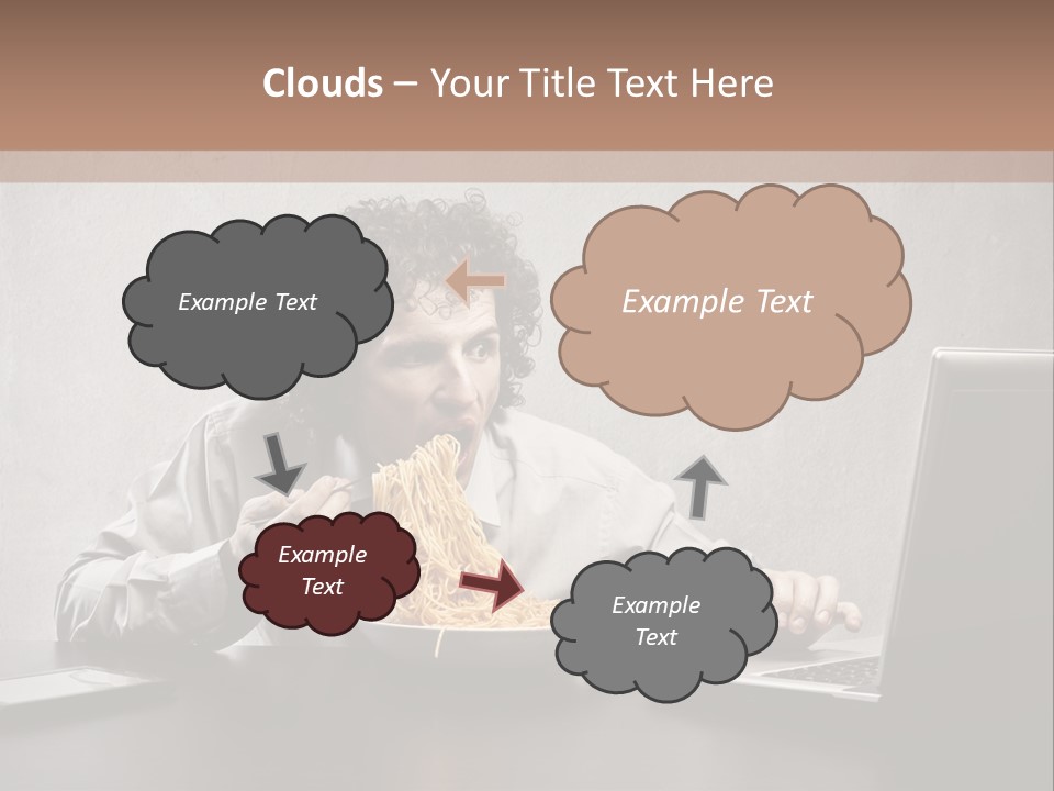 Job Spaghetti Eat PowerPoint Template