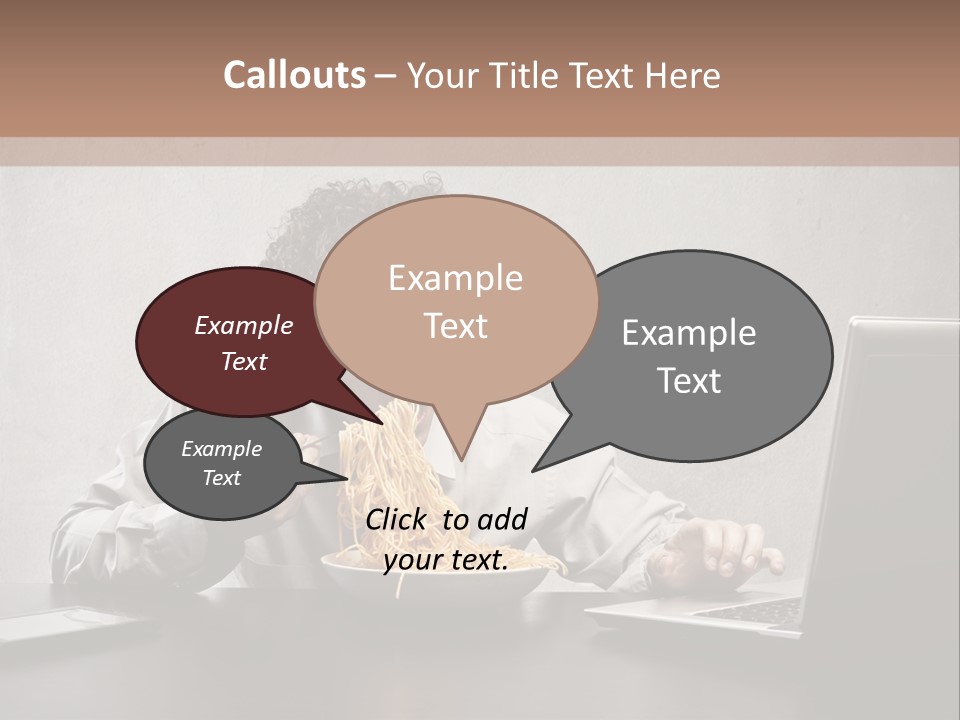 Job Spaghetti Eat PowerPoint Template