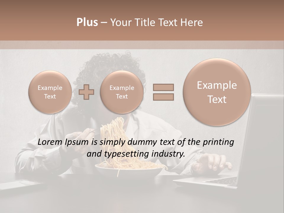 Job Spaghetti Eat PowerPoint Template