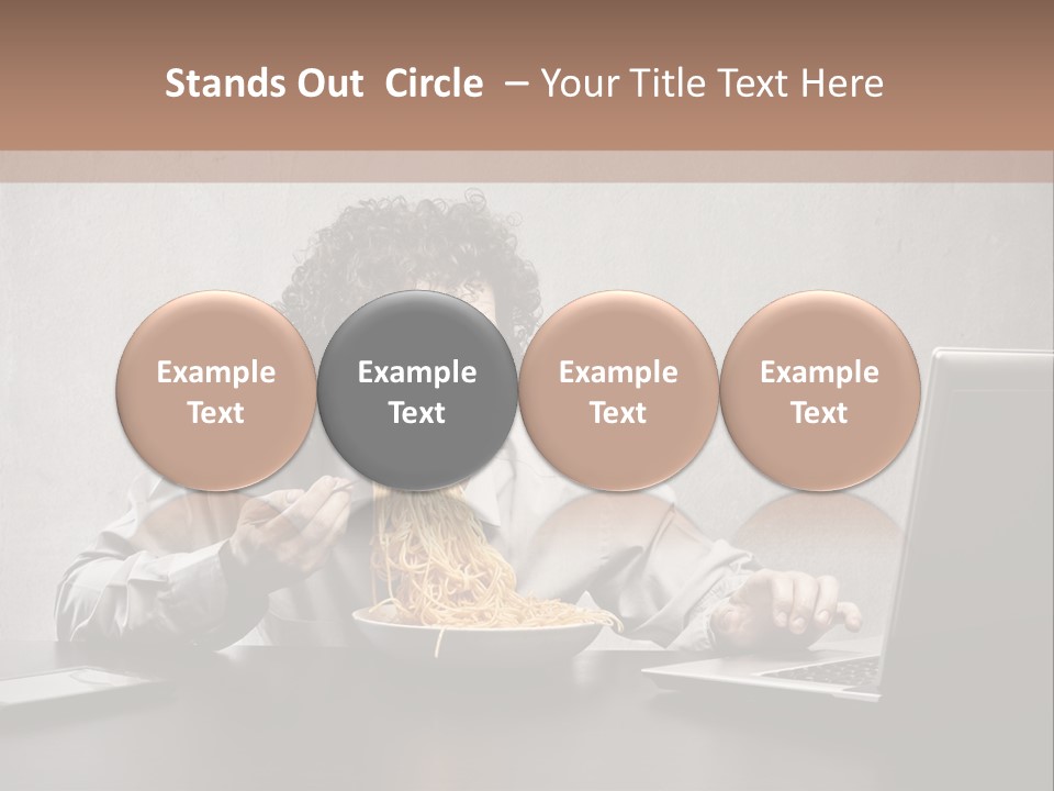 Job Spaghetti Eat PowerPoint Template