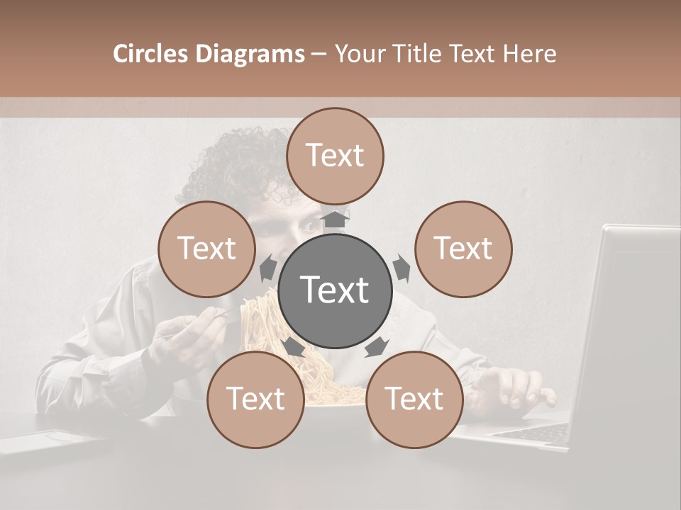 Job Spaghetti Eat PowerPoint Template