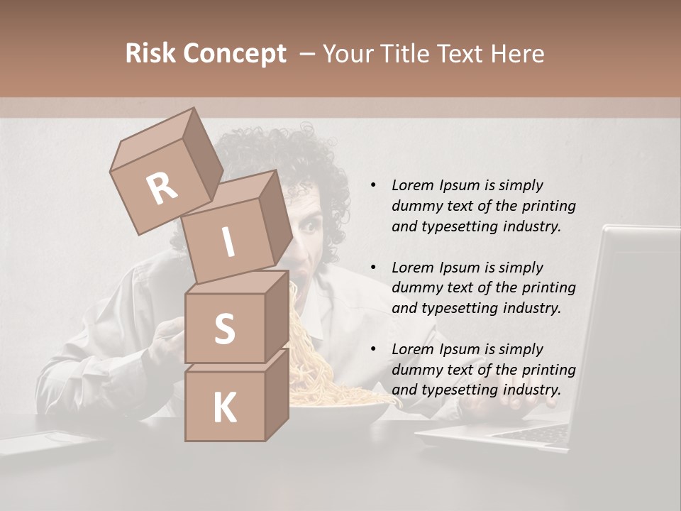 Job Spaghetti Eat PowerPoint Template