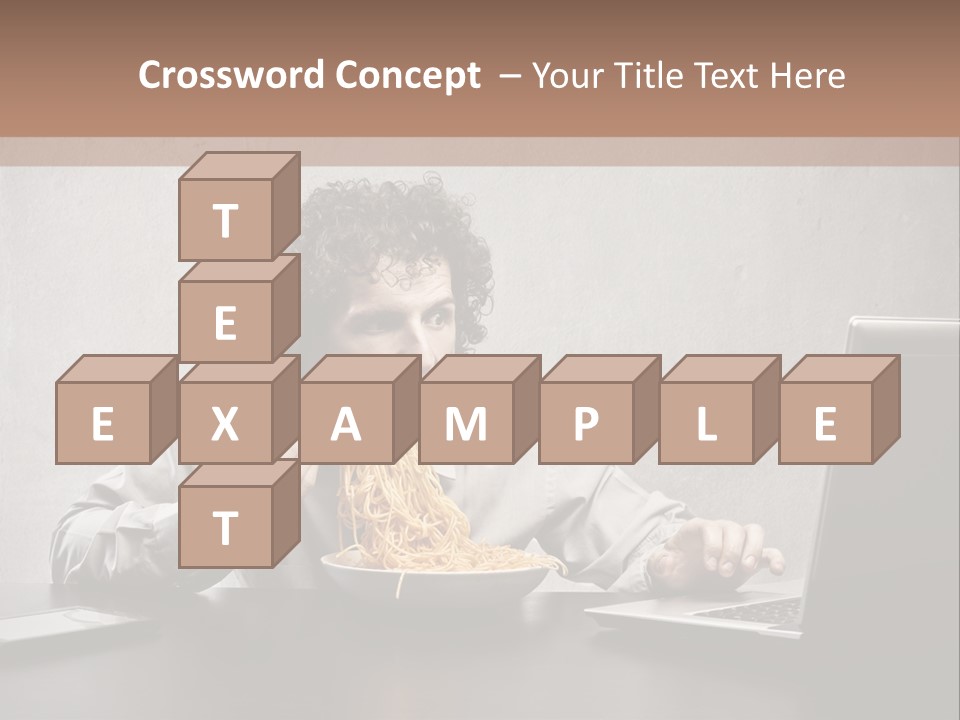 Job Spaghetti Eat PowerPoint Template