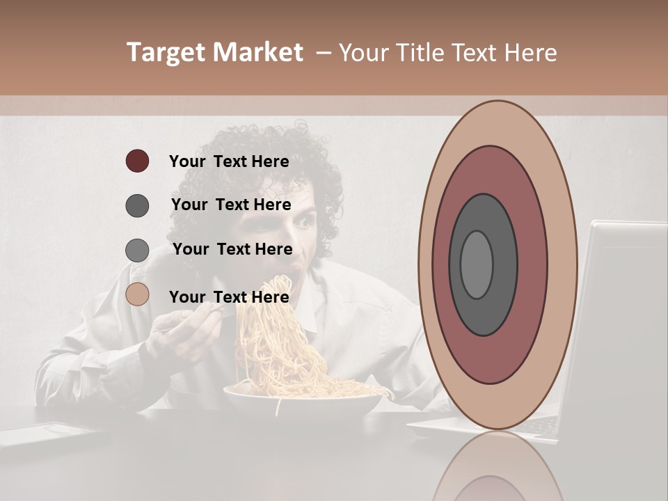 Job Spaghetti Eat PowerPoint Template