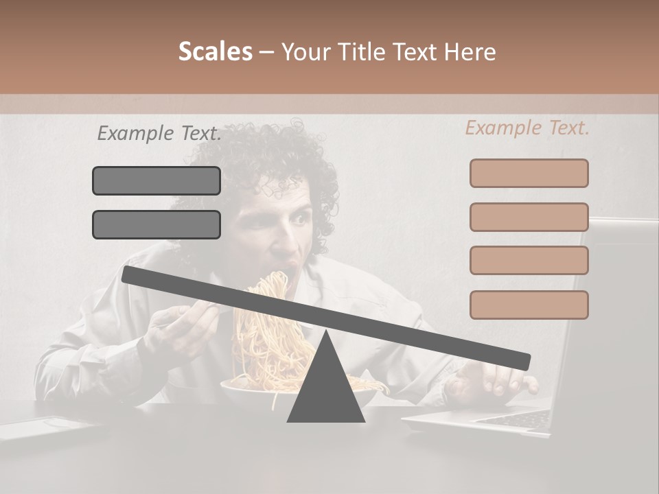 Job Spaghetti Eat PowerPoint Template