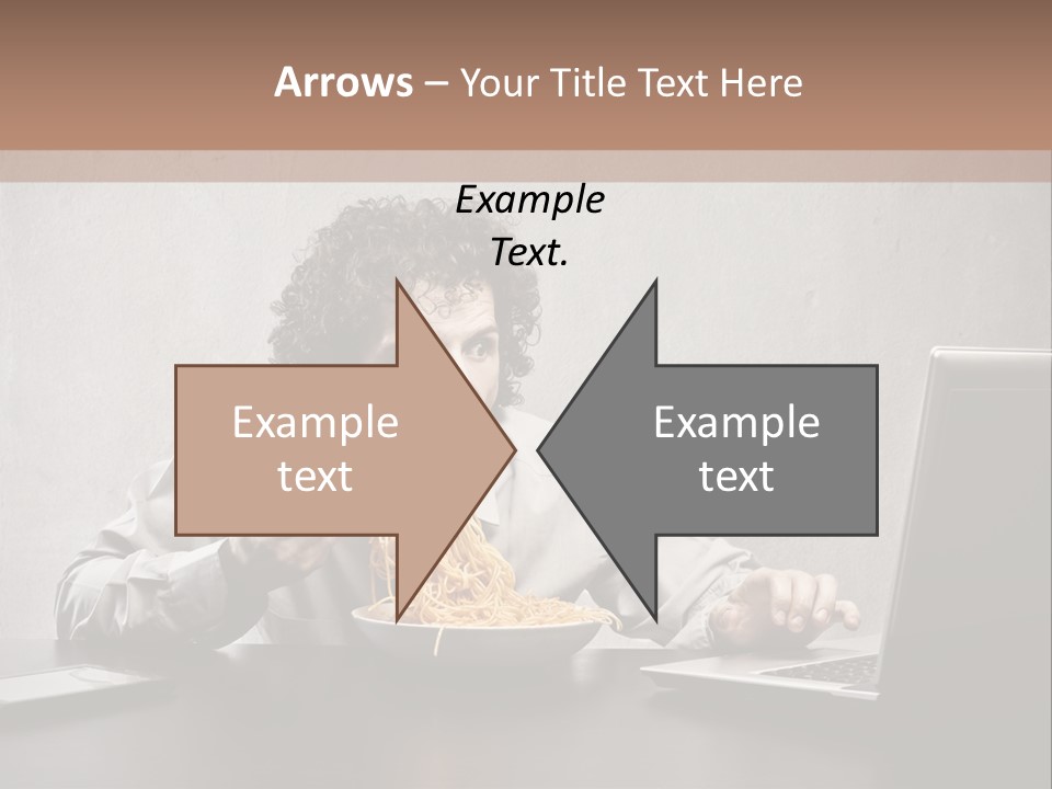 Job Spaghetti Eat PowerPoint Template