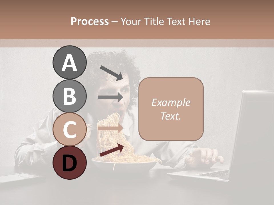 Job Spaghetti Eat PowerPoint Template