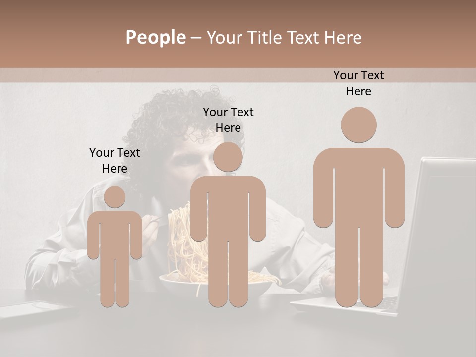 Job Spaghetti Eat PowerPoint Template