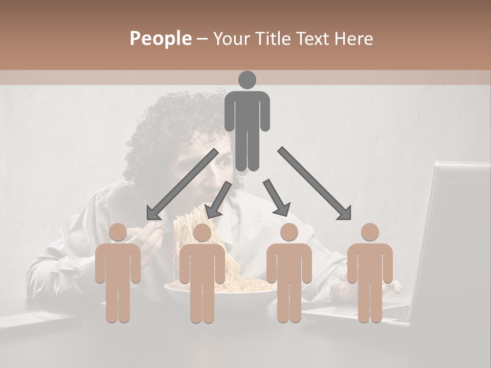 Job Spaghetti Eat PowerPoint Template