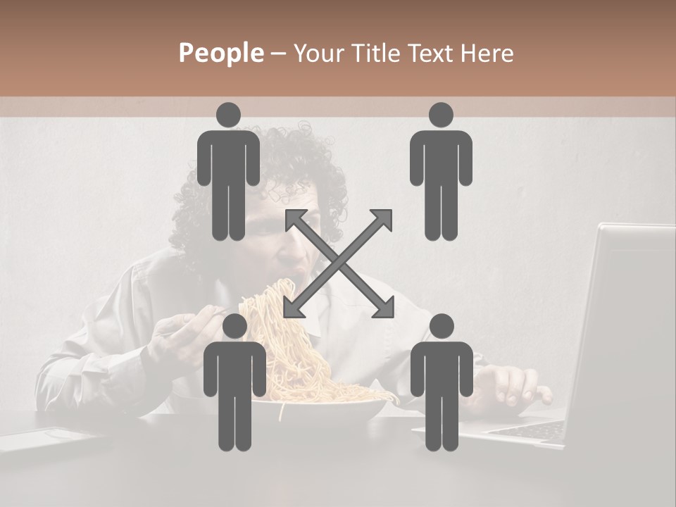 Job Spaghetti Eat PowerPoint Template