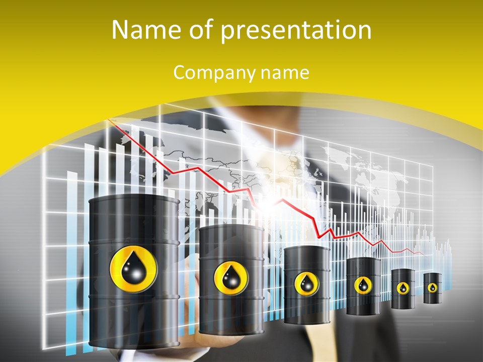 Growth Power Arrow PowerPoint Template