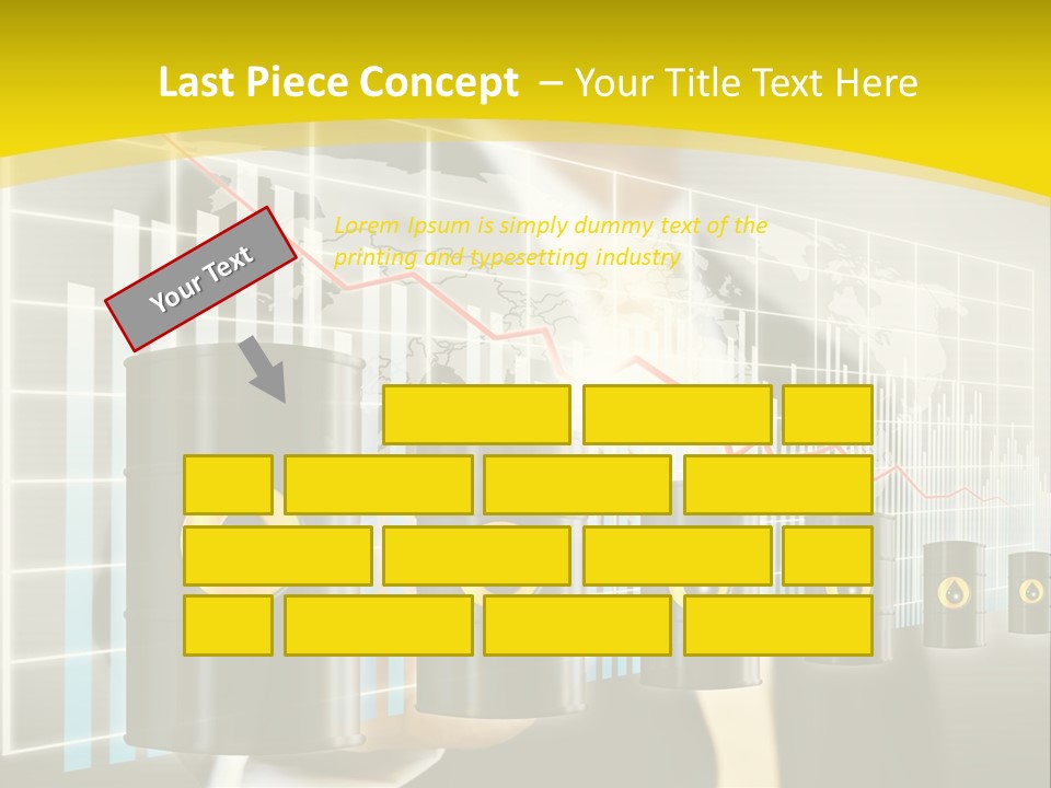 Growth Power Arrow PowerPoint Template