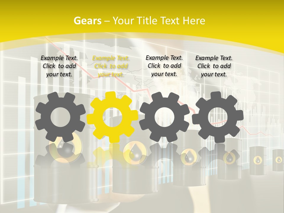 Growth Power Arrow PowerPoint Template