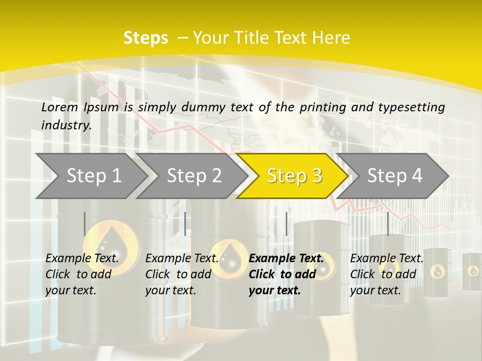Growth Power Arrow PowerPoint Template