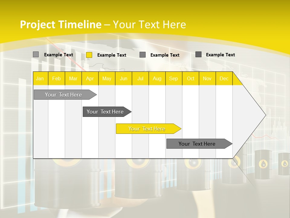 Growth Power Arrow PowerPoint Template