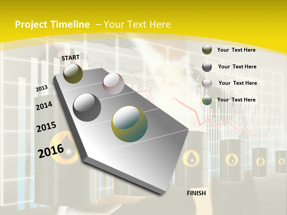 Growth Power Arrow PowerPoint Template