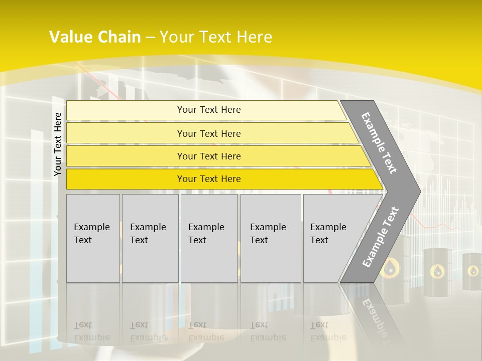 Growth Power Arrow PowerPoint Template