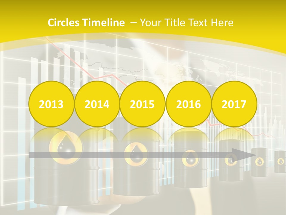 Growth Power Arrow PowerPoint Template