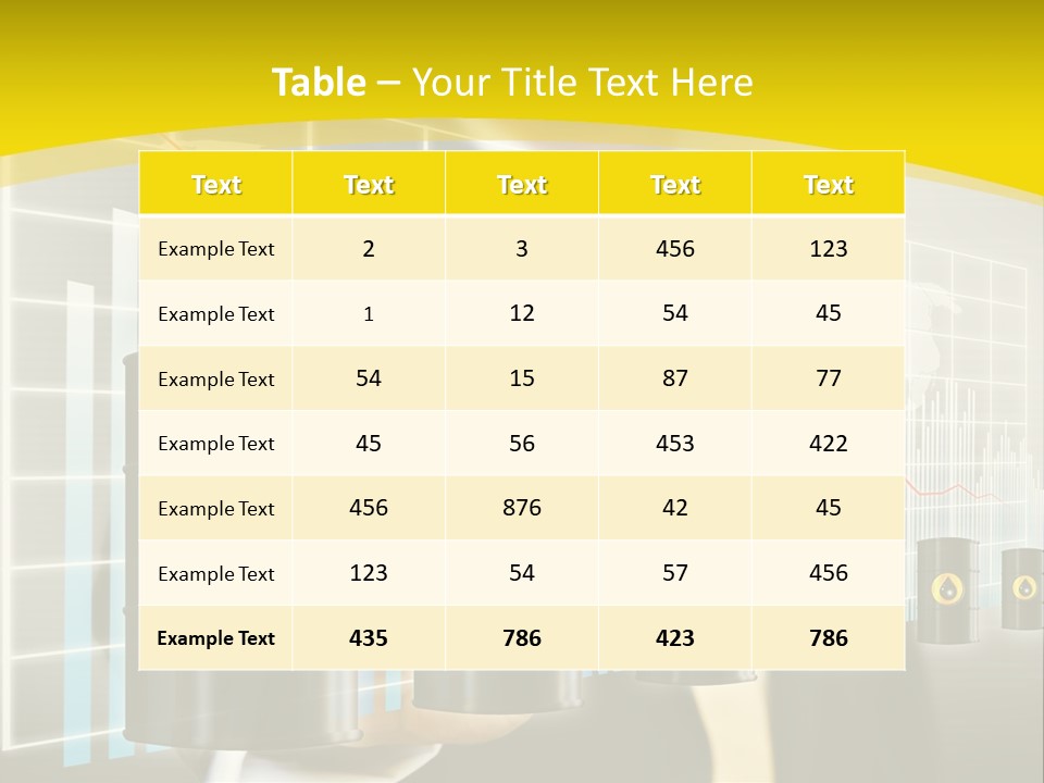 Growth Power Arrow PowerPoint Template