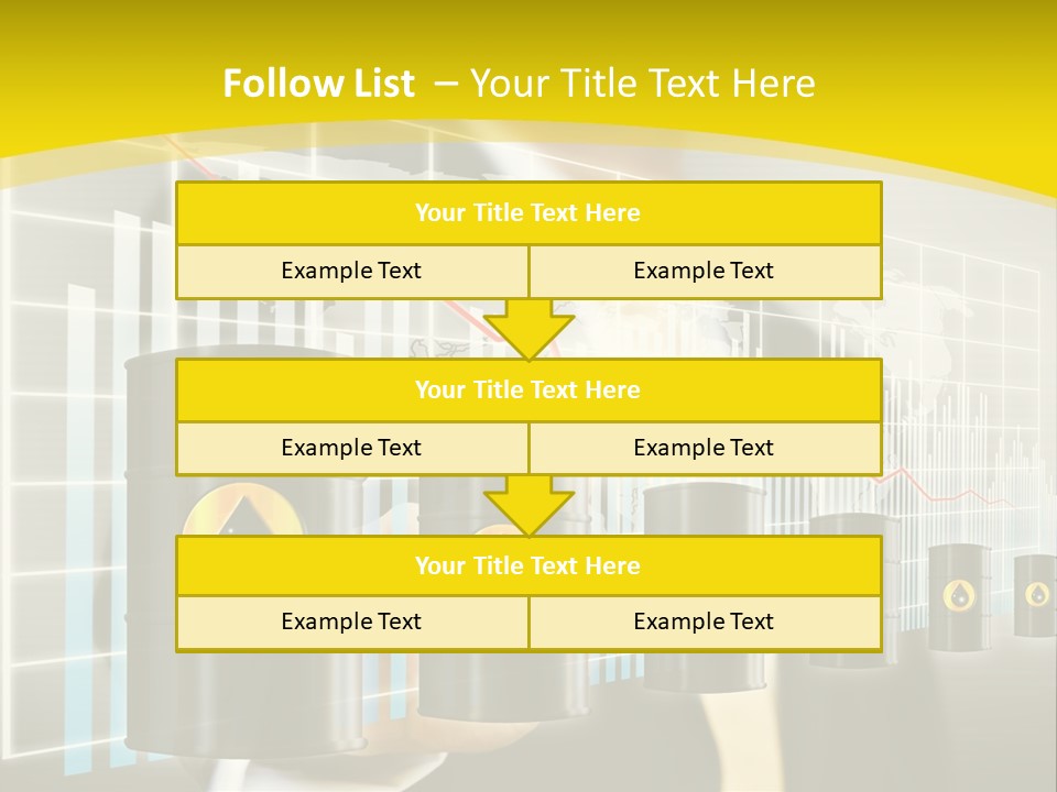 Growth Power Arrow PowerPoint Template