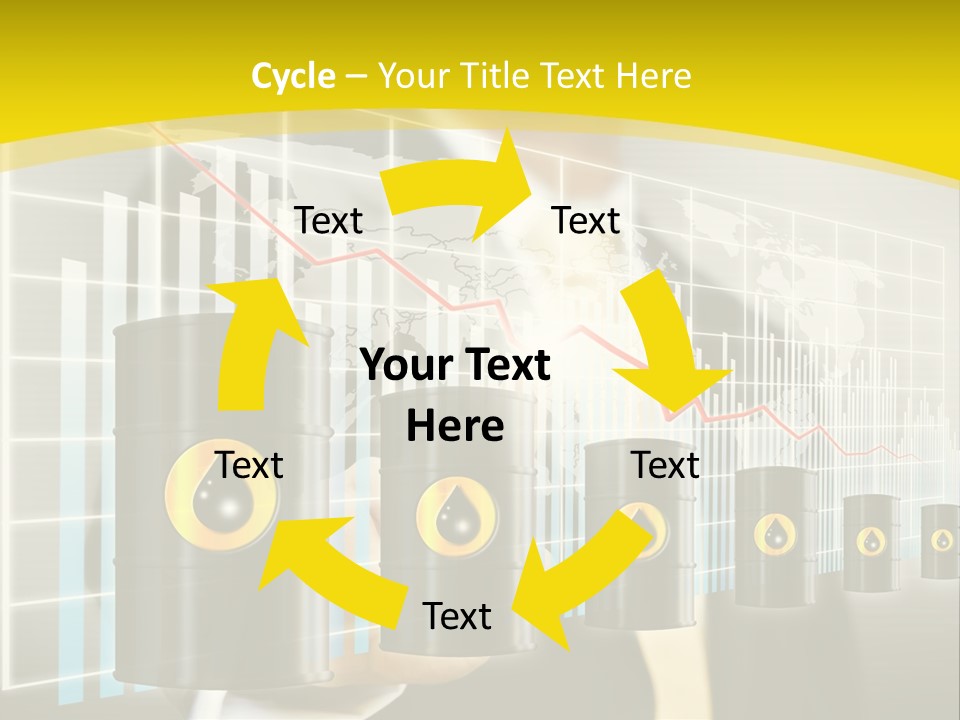 Growth Power Arrow PowerPoint Template