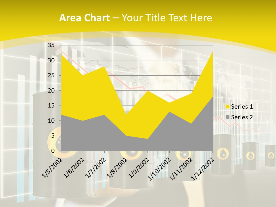 Growth Power Arrow PowerPoint Template
