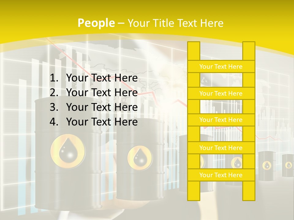Growth Power Arrow PowerPoint Template